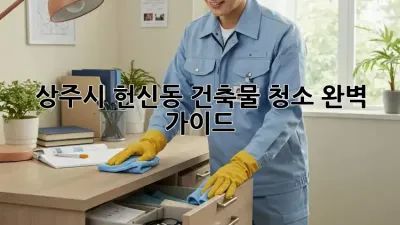 상주시 헌신동 건축물 청소 완벽 가이드